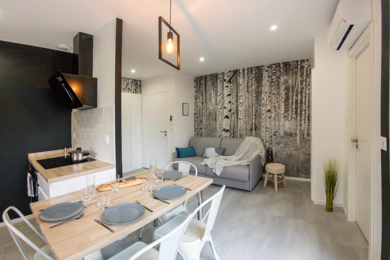 Appart-Hotel N 4 Calme Avec Terrasse, Wi-Fi Haut Debit, Petit-Dejeuner, Room-Service Et Parking Prive Chouzelot Dış mekan fotoğraf